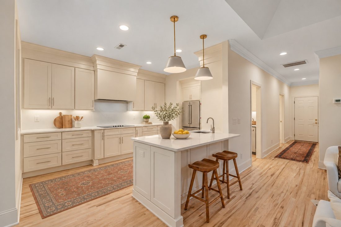 Kitchen (virtually staged)