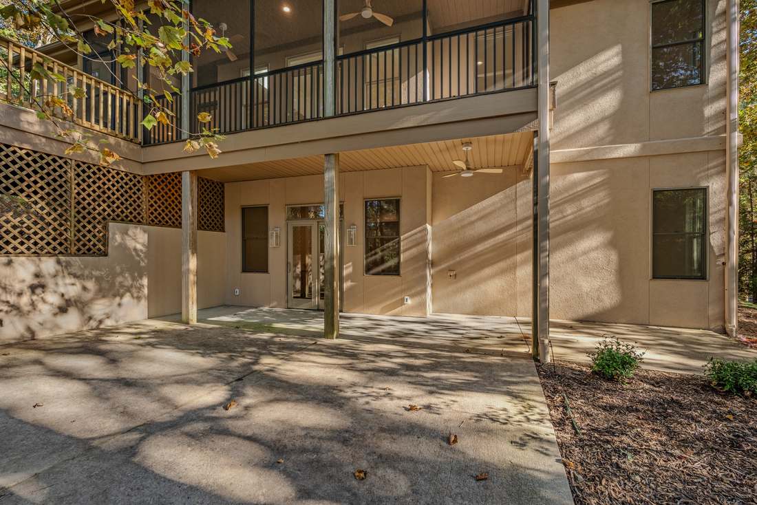 Walkout terrace